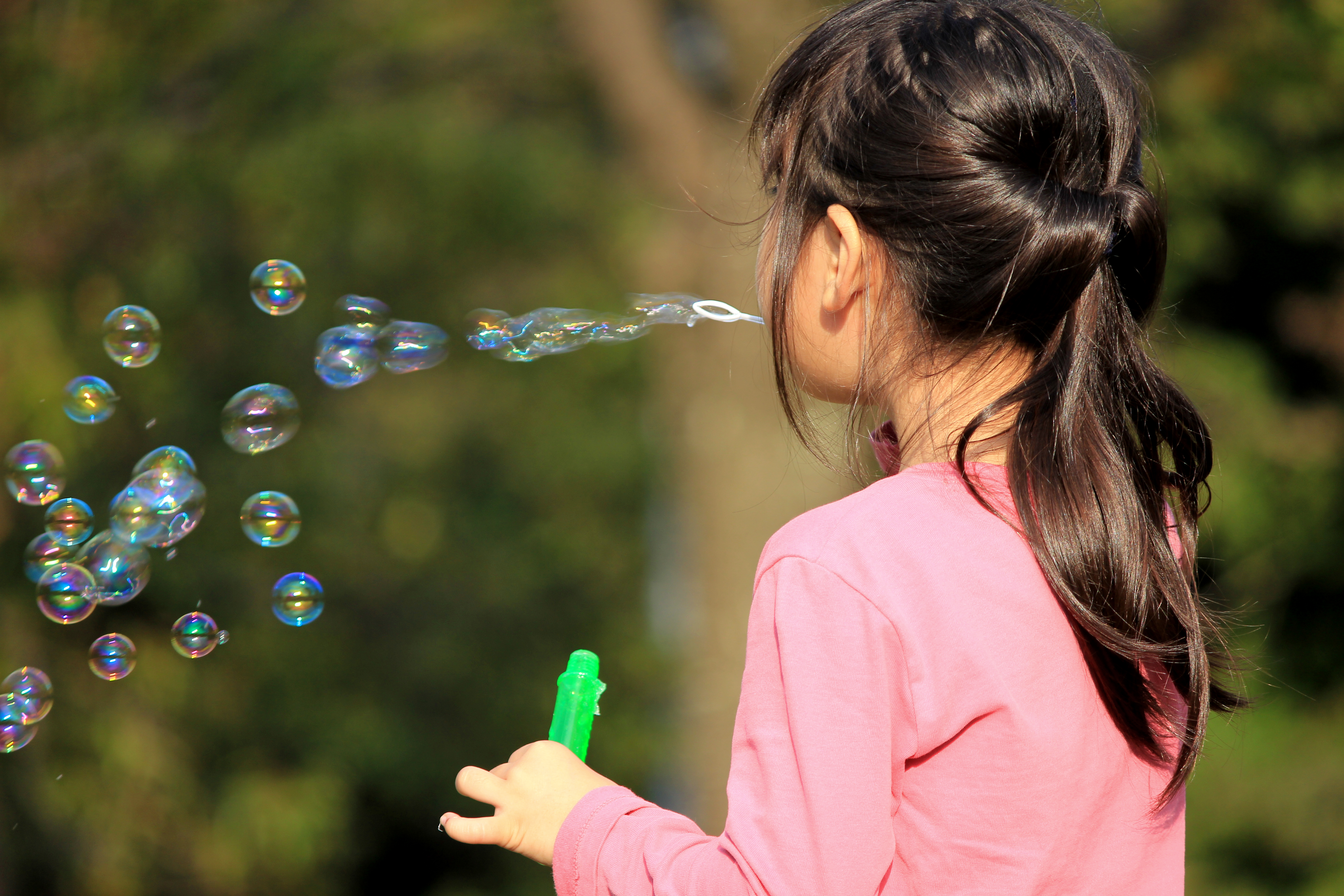 Blowing bubbles