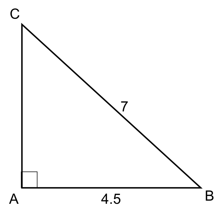 right-angled triangle